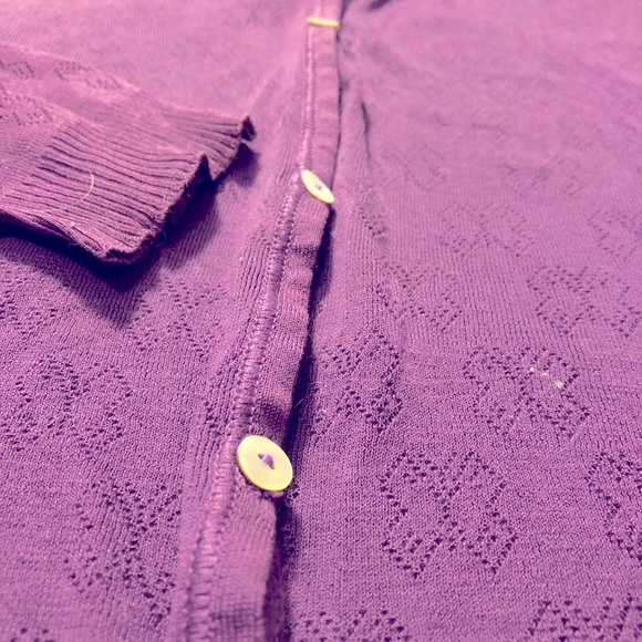 Purple button up - Picture 3 of 4